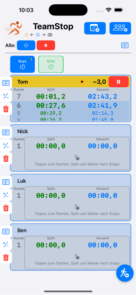 TeamStop Screenshot